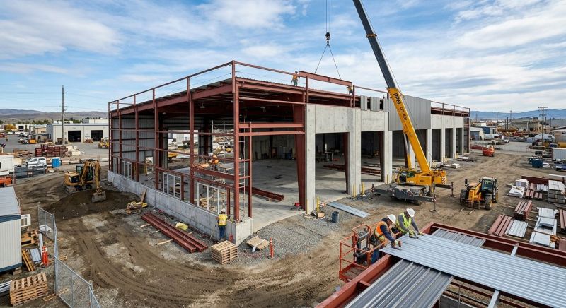 Commercial Garage Construction in South Houston, TX