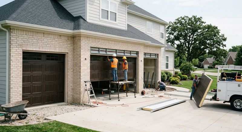 Four Car Garage Installation in Cypress, TX