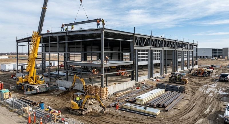 Industrial Garage Construction in Cypress, TX