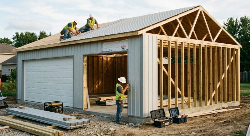 Storage Garage Construction in Cypress, TX
