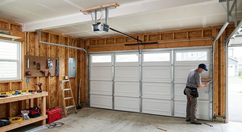 Three Car Garage Installation in Cypress, TX
