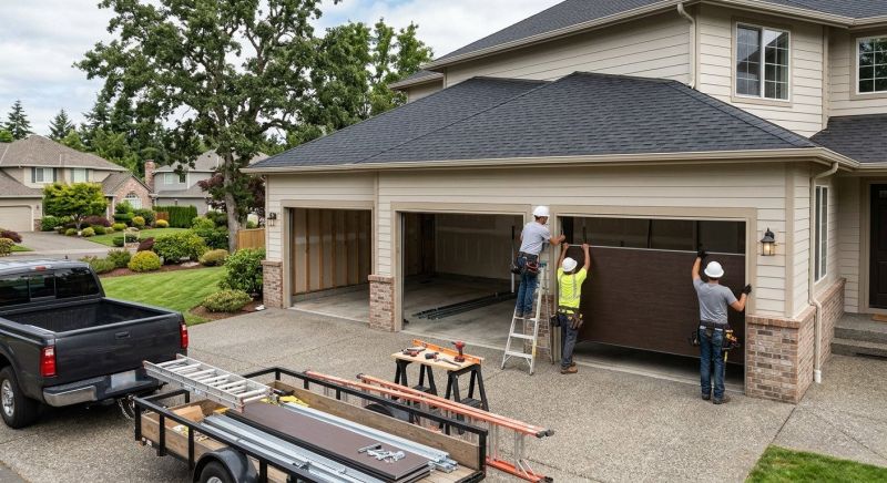 Two Story Garage Construction in Houston, TX