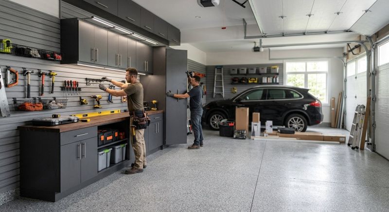 Wood Garage Installation in South Houston, TX