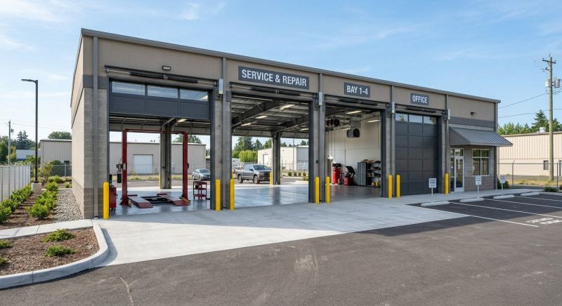 Warehouse Garage Construction in Cypress, TX